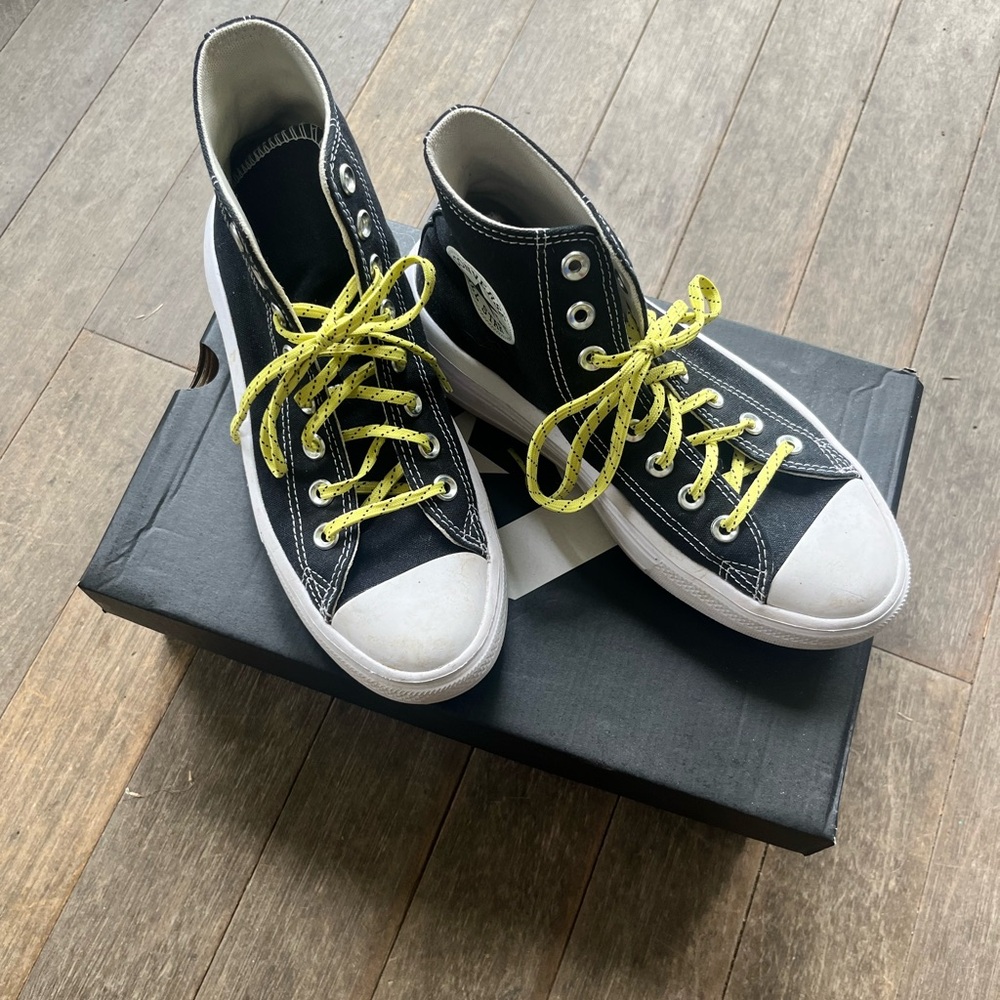 Converse Black and White All Star Sneakers